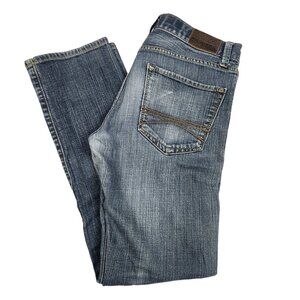 Express Men's Slim Fit Jeans 32x31 Straight Leg Denim Blue